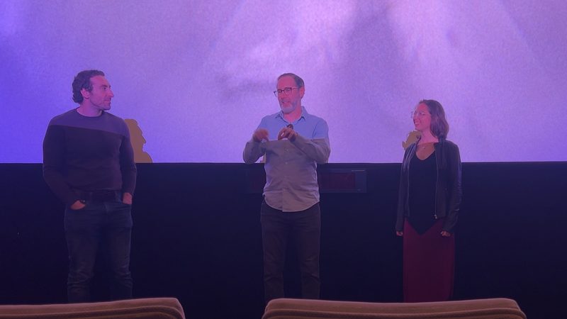 Q and A after the screening